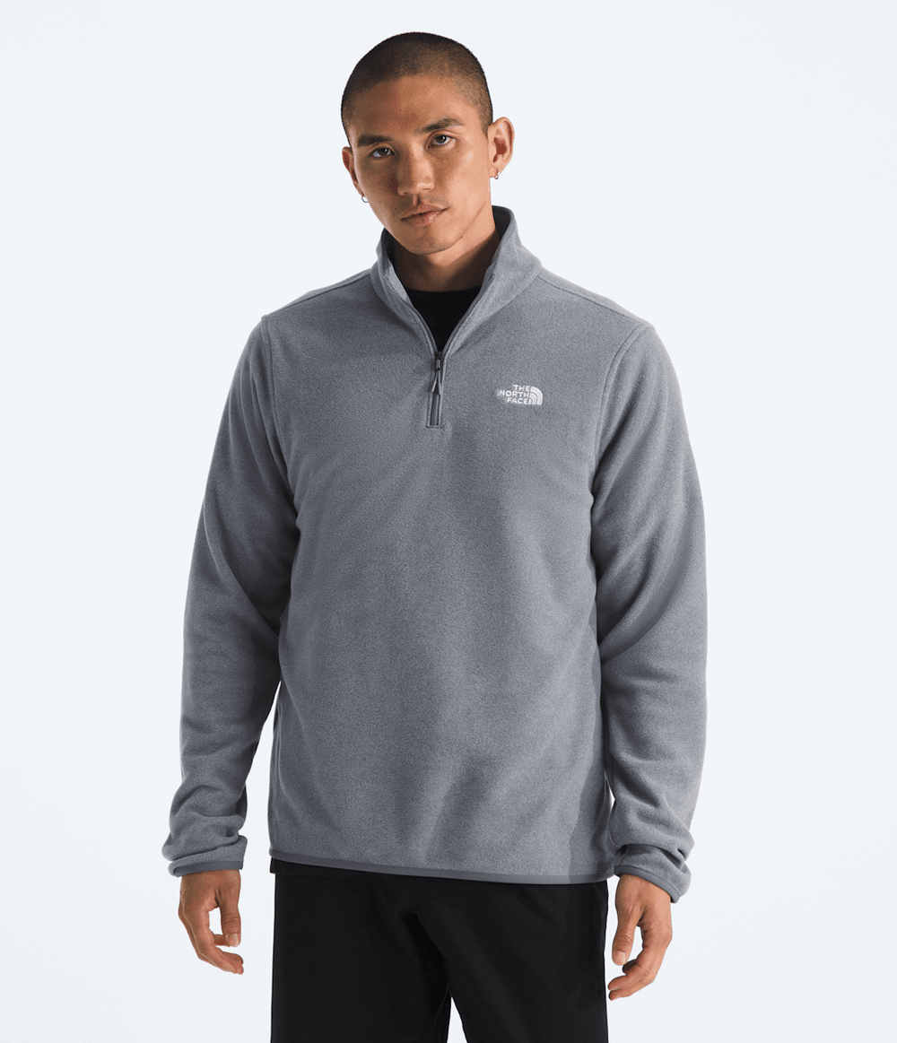 Men’s Glacier Fleece ¼-Zip Jacket TNF Mid Grey Heather