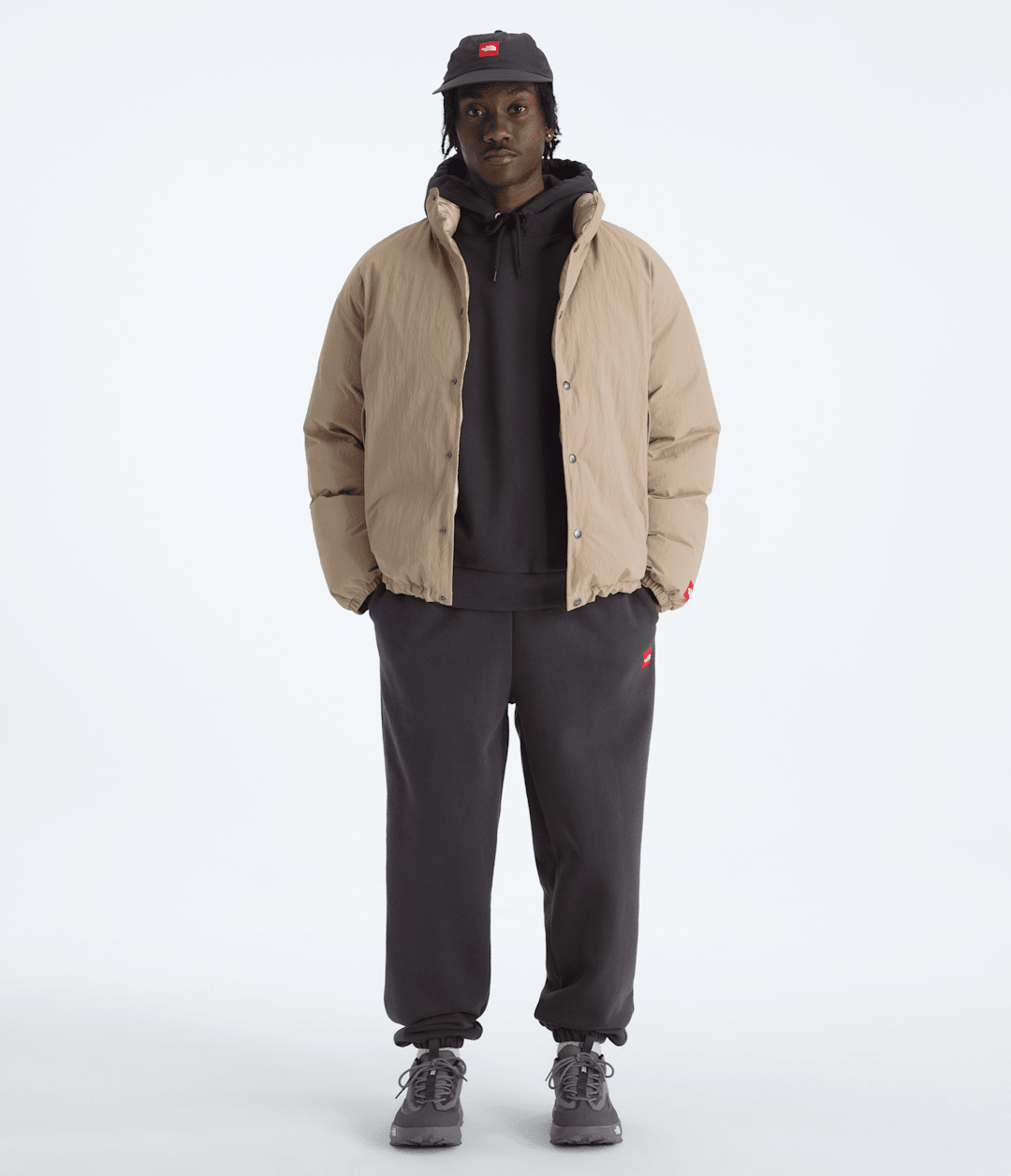 Men’s TNF™ Red Box Hoodie Obsidian