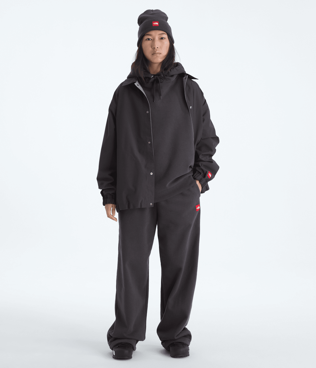 Men’s TNF™ Red Box Hoodie Obsidian