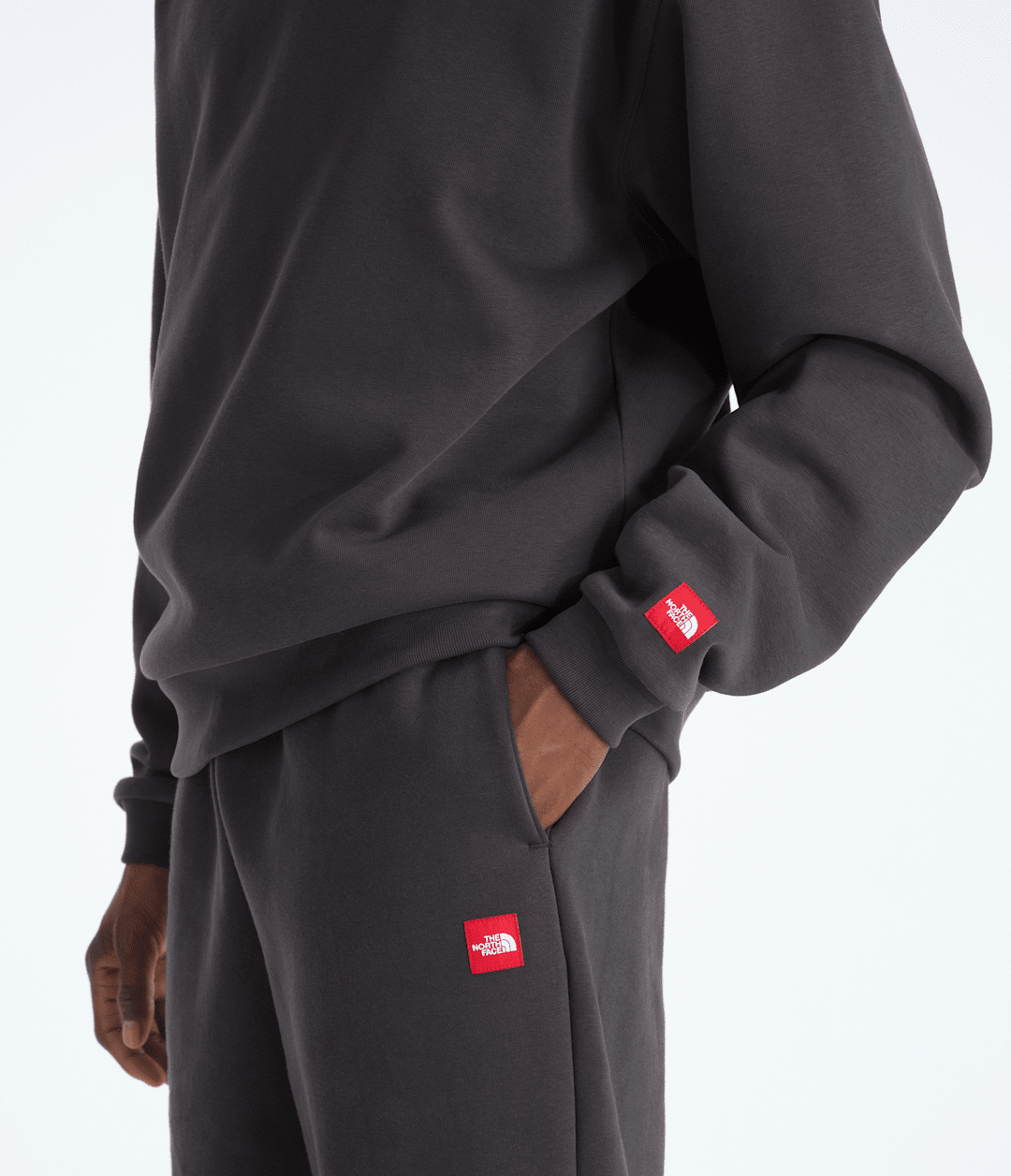 Men’s TNF™ Red Box Hoodie Obsidian