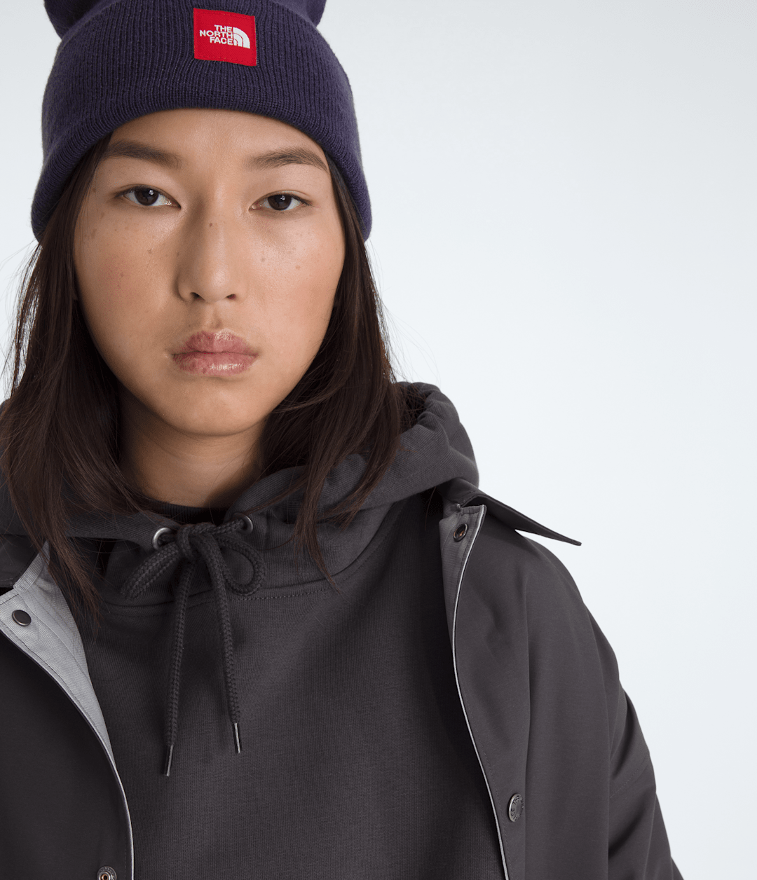 Men’s TNF™ Red Box Hoodie Obsidian