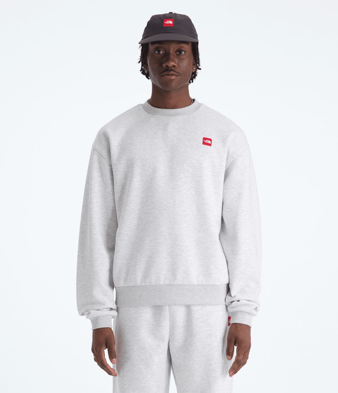 Men’s TNF™ Red Box Crew TNF Classic Grey Heather