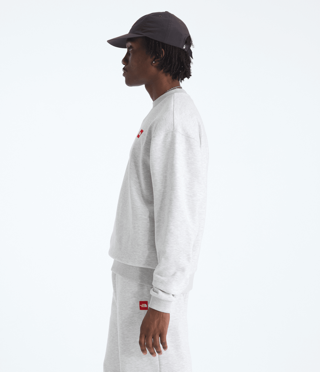 Men’s TNF™ Red Box Crew TNF Classic Grey Heather