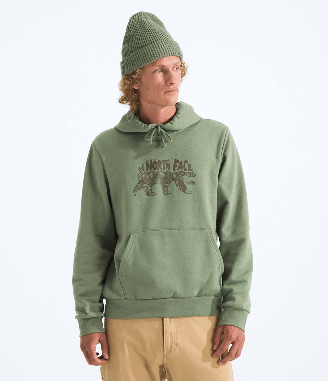 Men’s Evolution TNF™ Bear Hoodie—Graphic Bark Mist