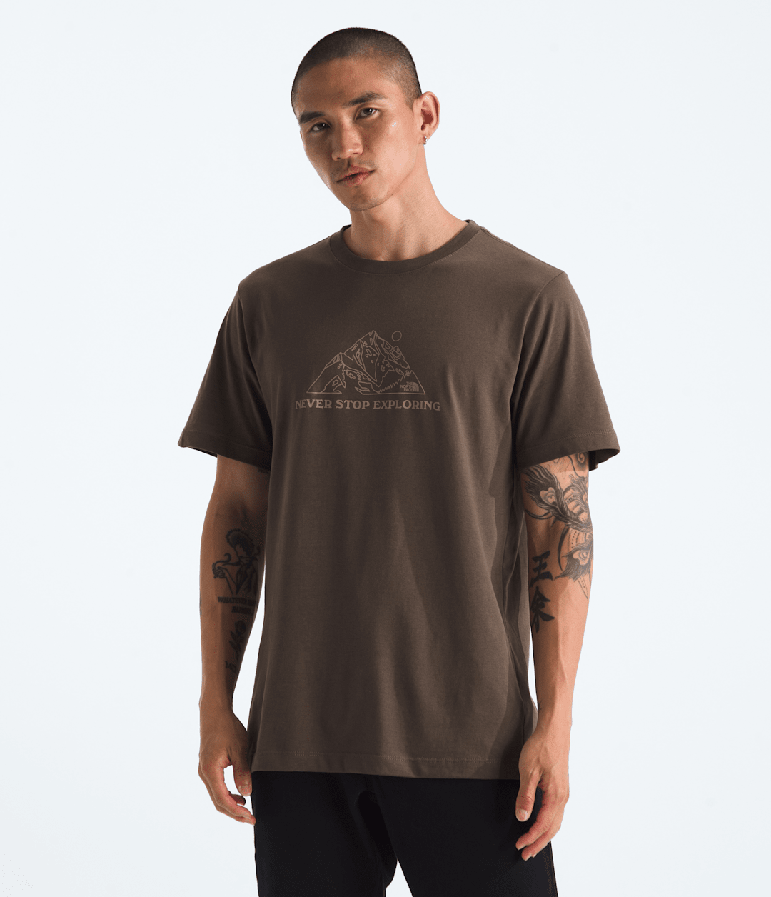 Men’s Evolution Mtn Base Short-Sleeve Tee—Graphic Smokey Brown