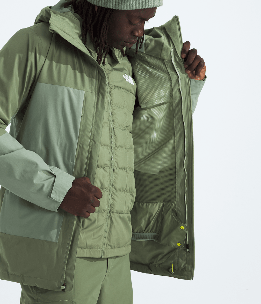 Men’s THERMOBALL™ Snow Triclimate™ Jacket Bark Mist/Slate Moss