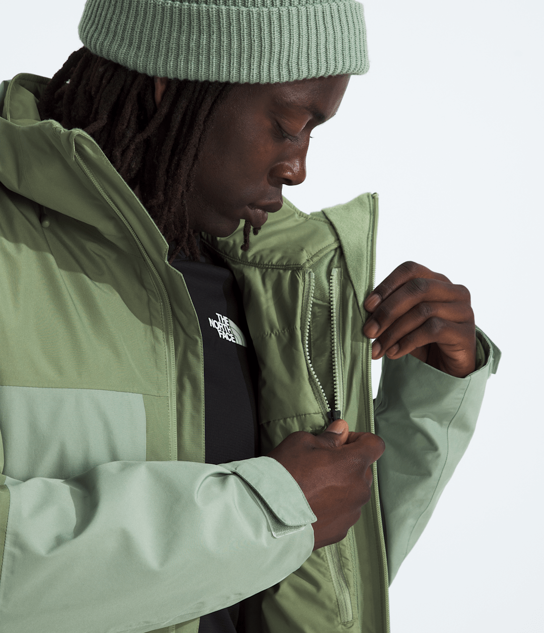 Men’s THERMOBALL™ Snow Triclimate™ Jacket Bark Mist/Slate Moss