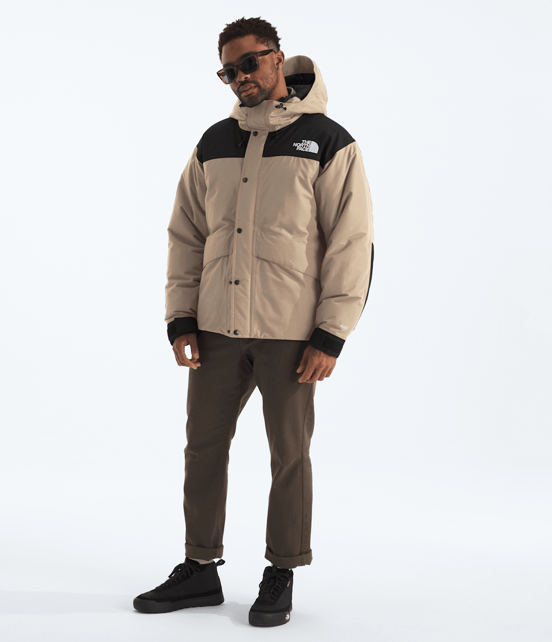 Men’s Mountain Down Jacket Mushroom Grey/TNF Black