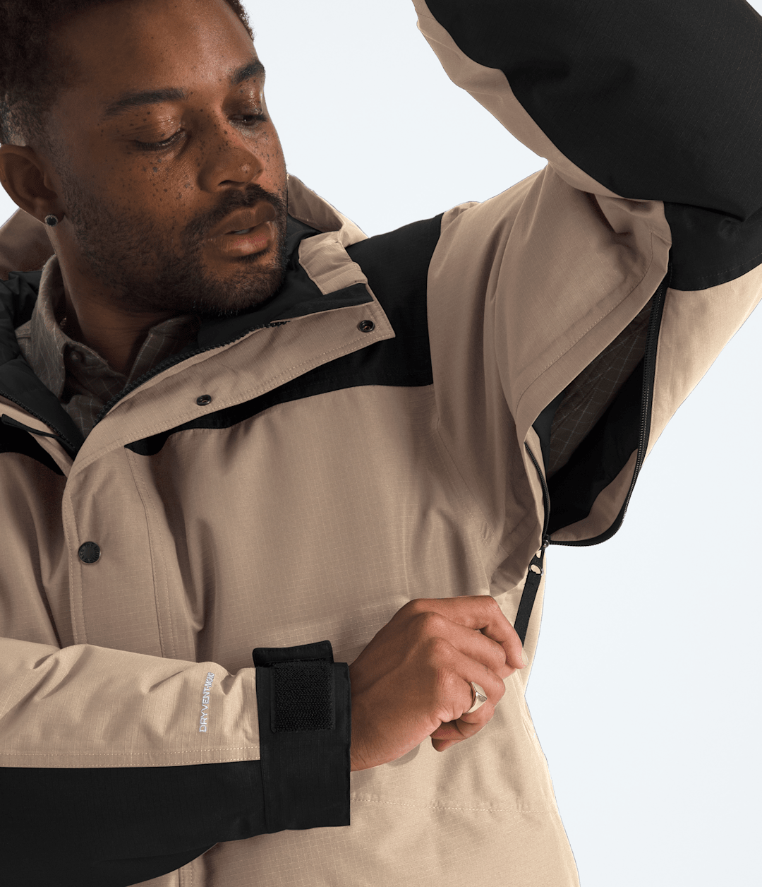 Men’s Mountain Down Jacket Mushroom Grey/TNF Black