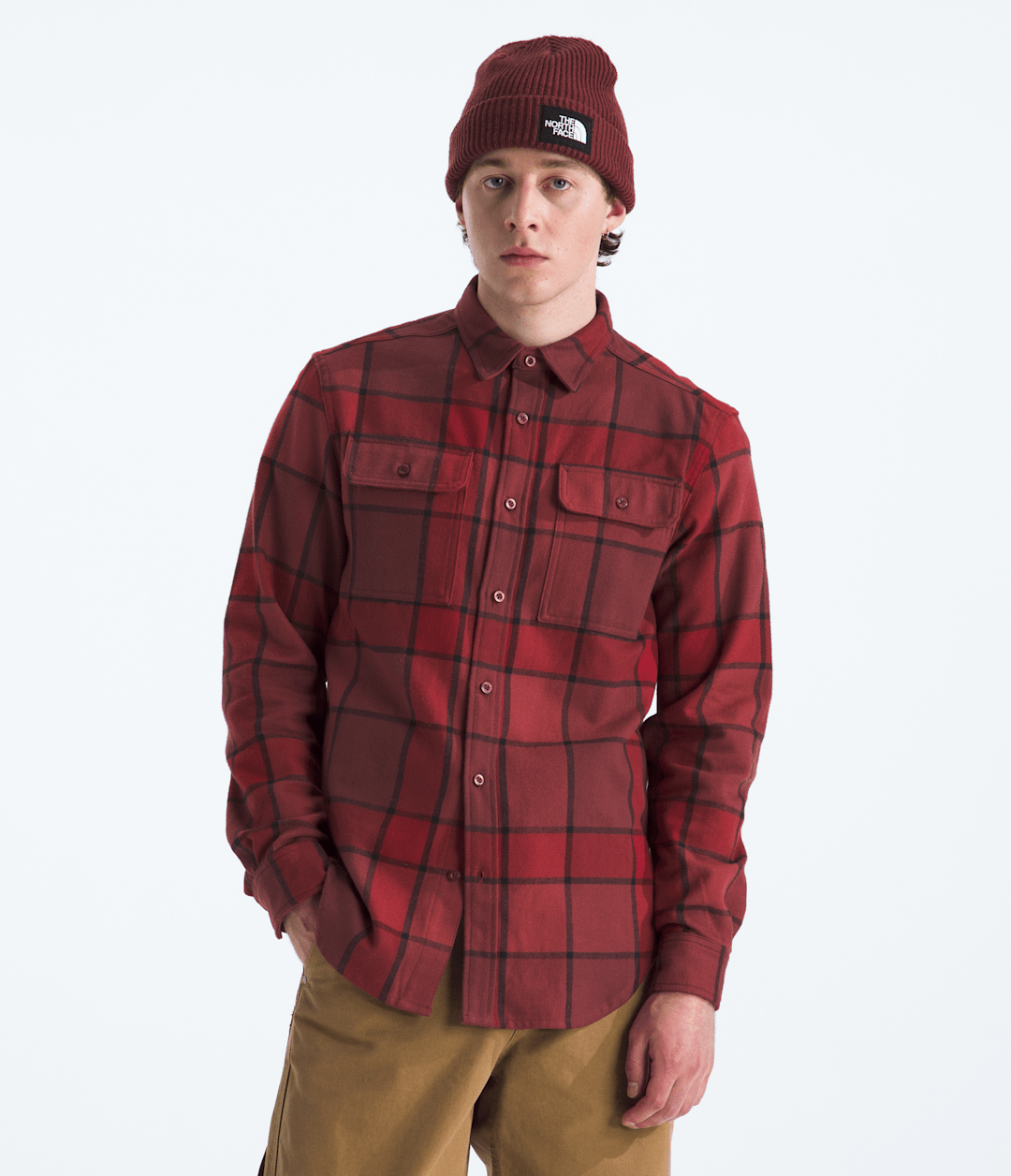 Men’s Arroyo Flannel Shirt—Plaid Sumac Macro Small Plaid