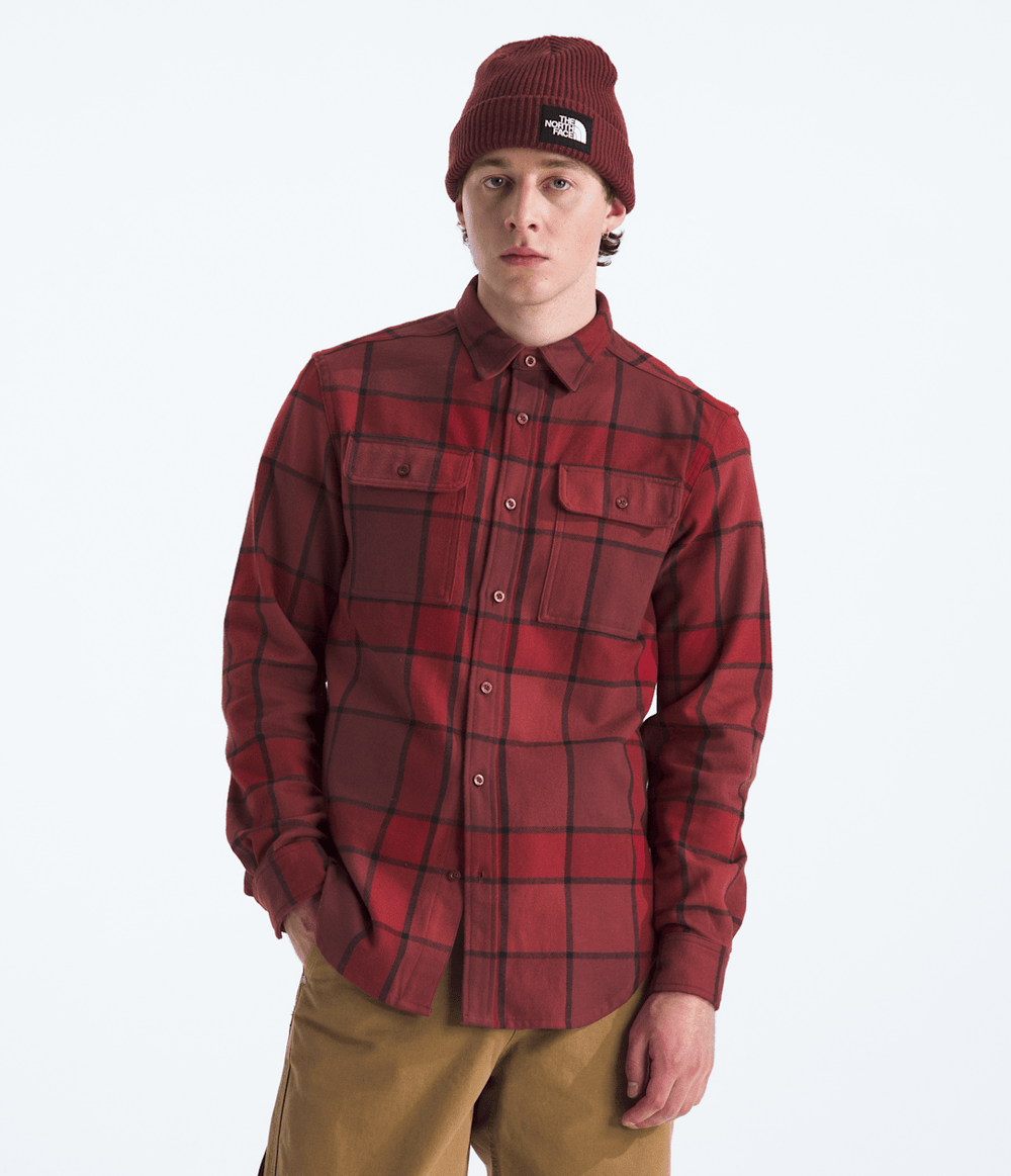 Men’s Arroyo Flannel Shirt—Plaid Sumac Macro Small Plaid