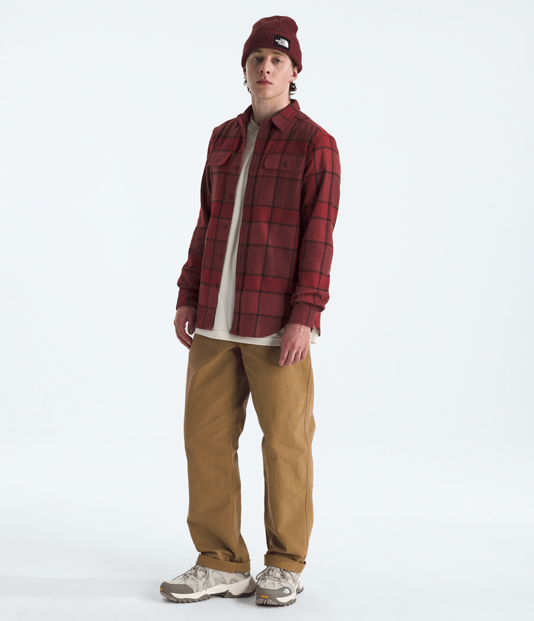 Men’s Arroyo Flannel Shirt—Plaid Sumac Macro Small Plaid