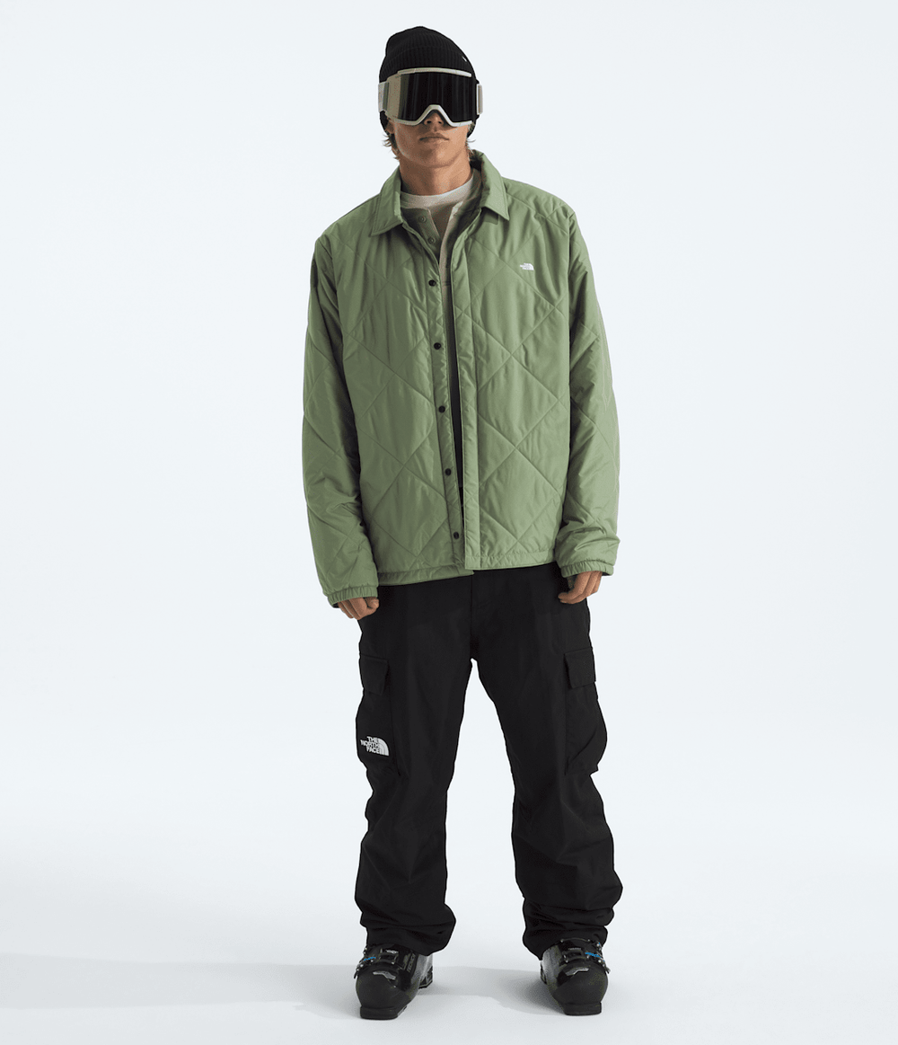 Men’s Afterburner Insulated Flannel Bark Mist/TNF Black Shadow Plaid