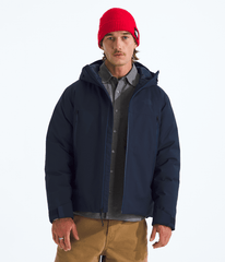 Men’s TNF™ Range Down Hooded Jacket Summit Navy