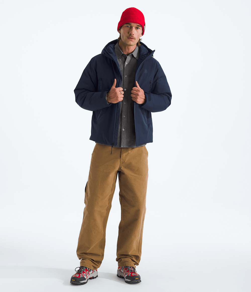 Men’s TNF™ Range Down Hooded Jacket Summit Navy