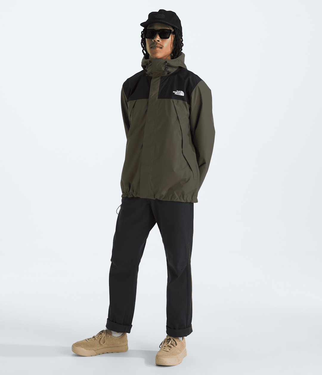 Men’s Antora Jacket New Taupe Green/TNF Black