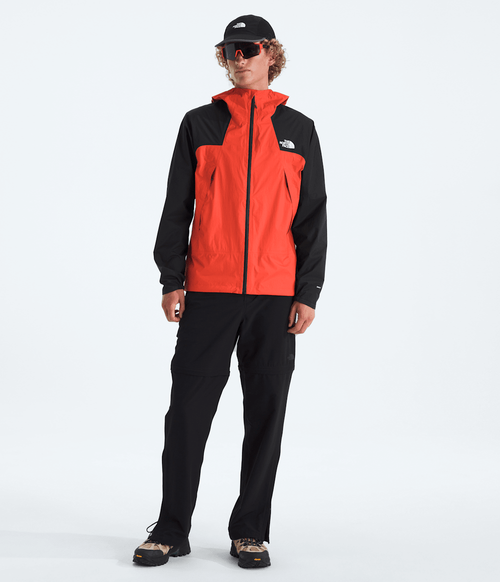 Men’s Ridgelite Waterproof Jacket Lava Red/TNF Black