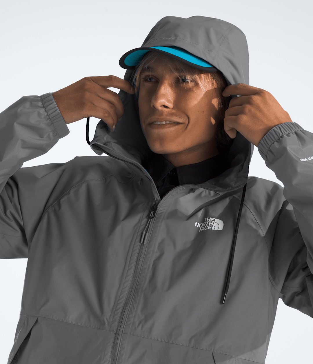 Men’s Antora Rain Hoodie Smoked Pearl