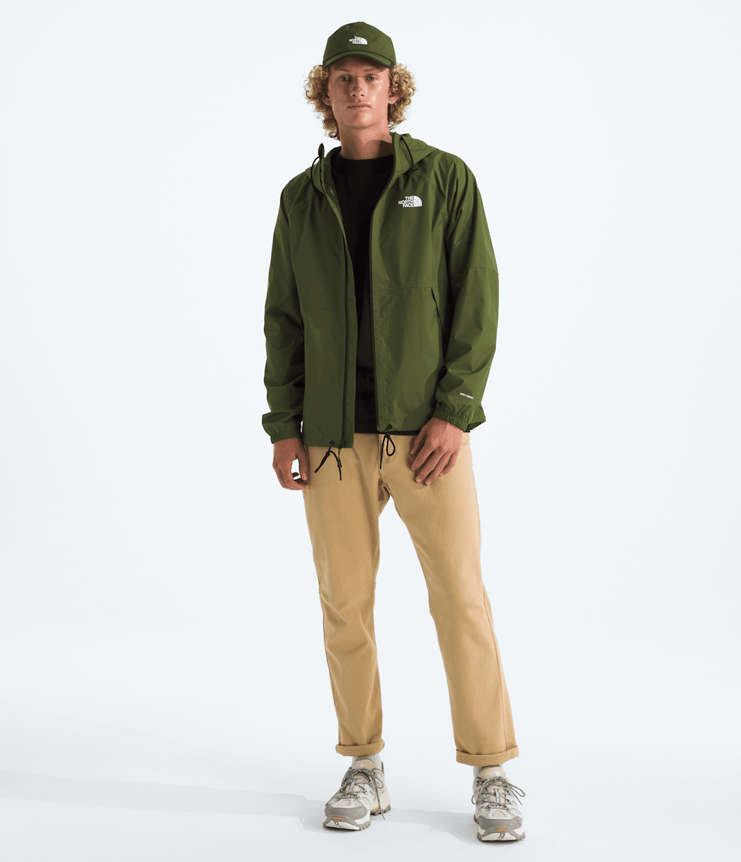 Men’s Antora Rain Hoodie Woodland Green