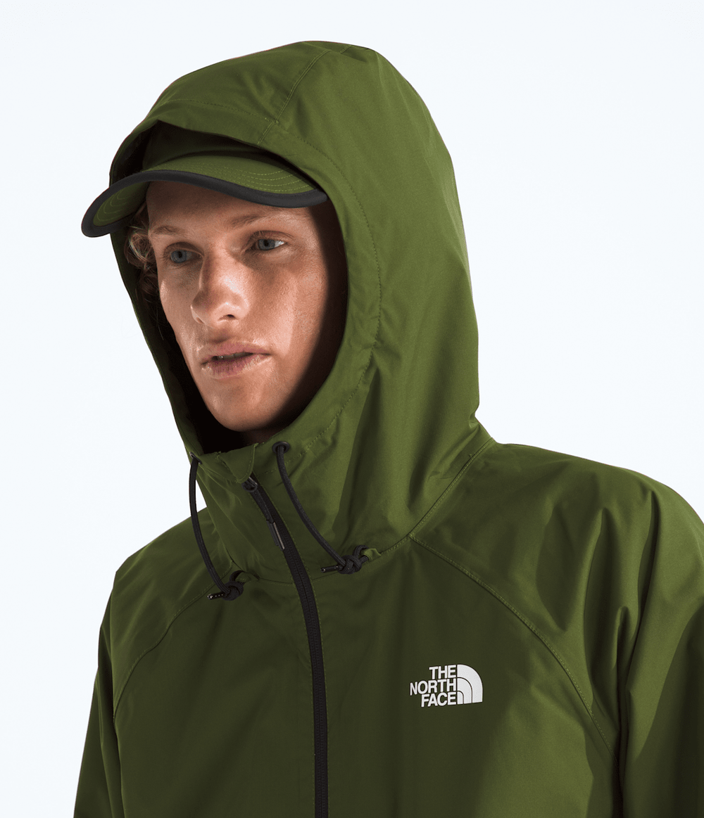 Men’s Antora Rain Hoodie Woodland Green