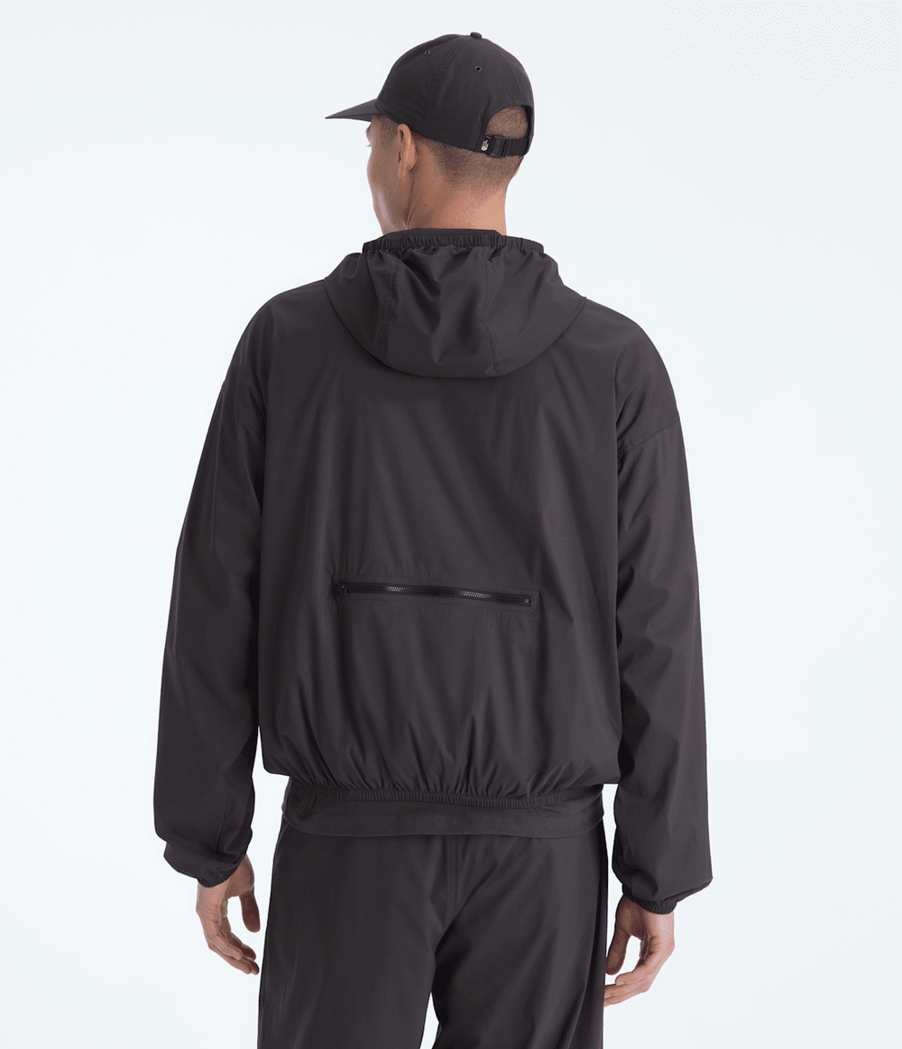 Men’s TNF™ Red Box Packable Hooded Wind Jacket Obsidian