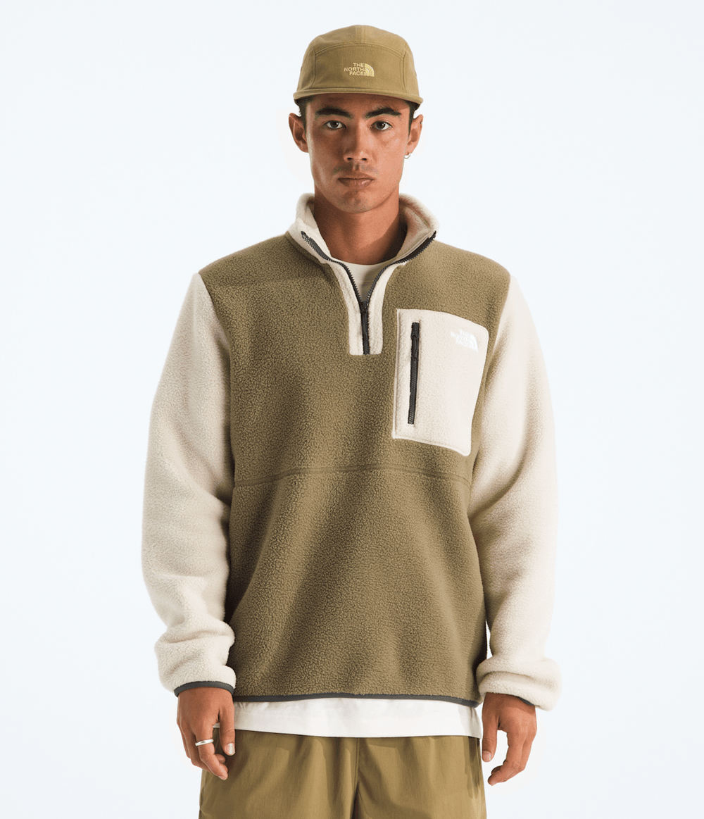 Men’s Yumiori ¼-Zip Jacket Cedar-Desert Stone-New Taupe Green