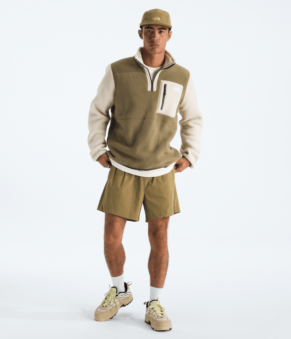 Men’s Yumiori ¼-Zip Jacket Cedar-Desert Stone-New Taupe Green