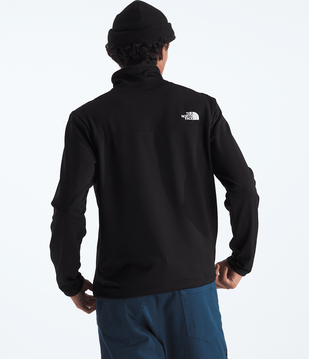 Men’s Cedar Trail Grid Fleece ¼-Zip TNF Black