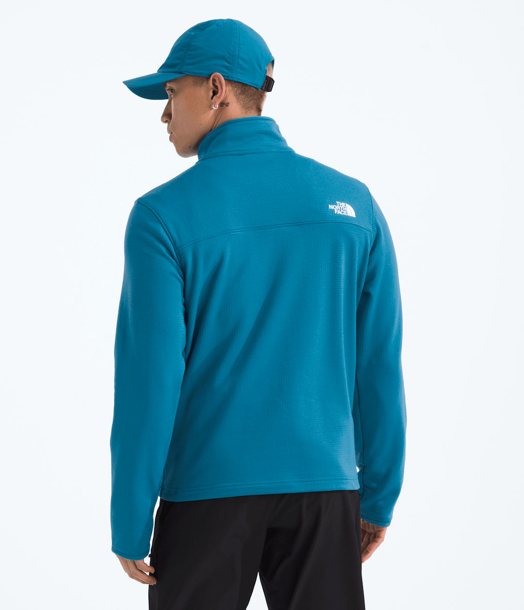 Men’s Cedar Trail Grid Fleece ¼-Zip Dusk Blue