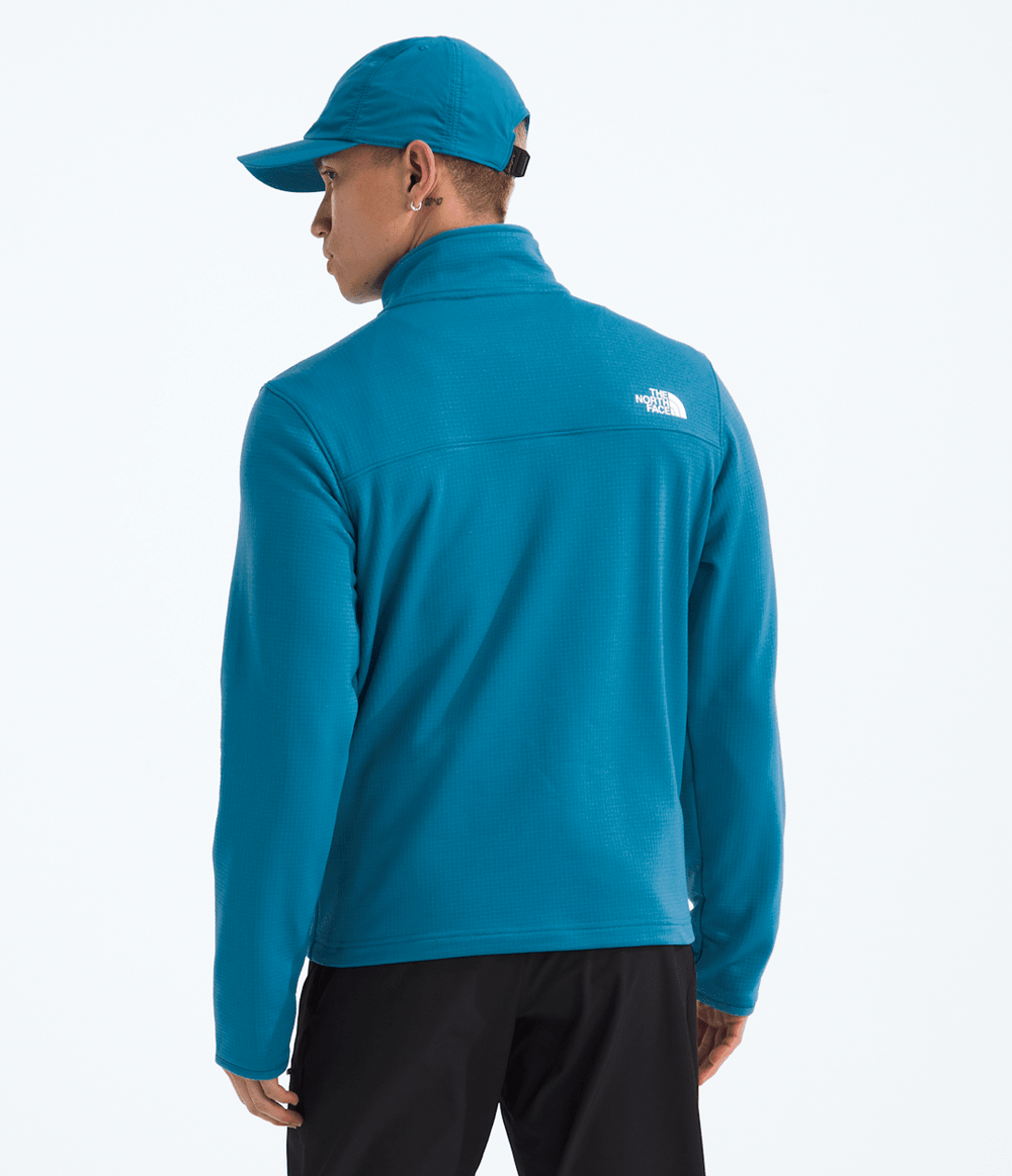 Men’s Cedar Trail Grid Fleece ¼-Zip Dusk Blue