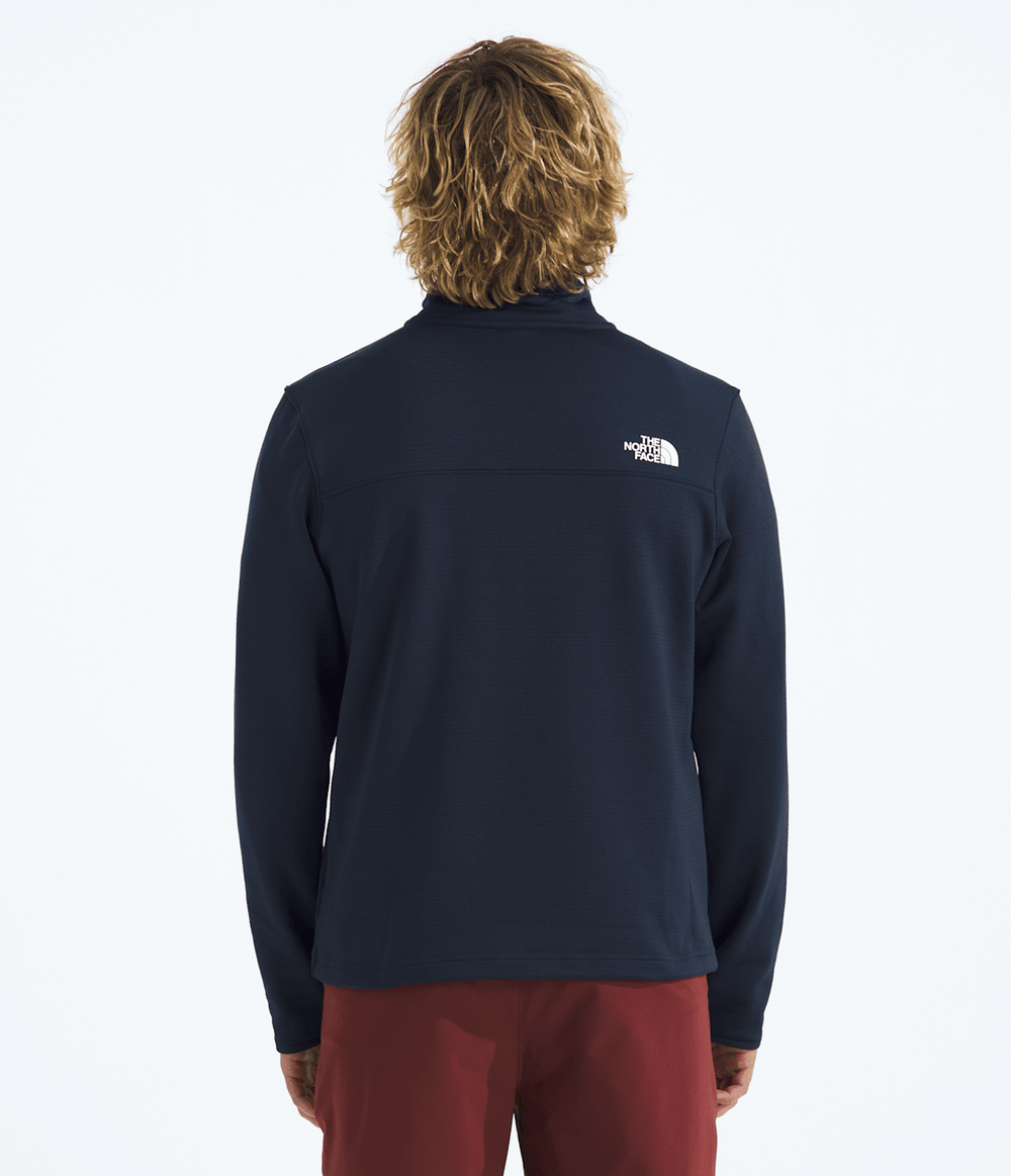 Men’s Cedar Trail Grid Fleece ¼-Zip Summit Navy