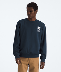 Unisex TNF™ Celebration Relaxed Crew—Graphic Summit Navy
