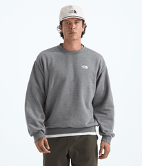 Men’s Evolution Simple Dome Oversized Crew TNF Mid Grey Heather