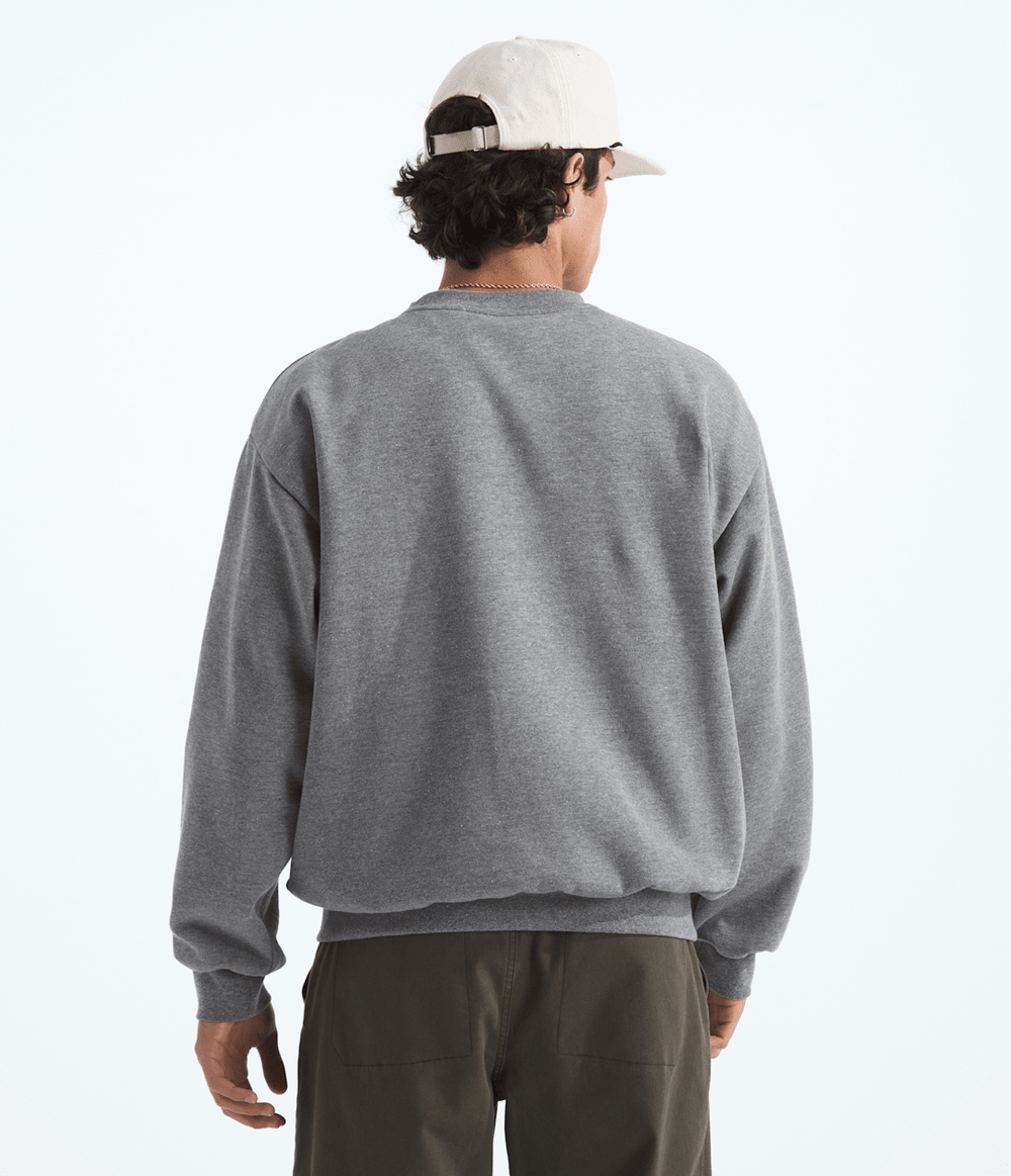 Men’s Evolution Simple Dome Oversized Crew TNF Mid Grey Heather