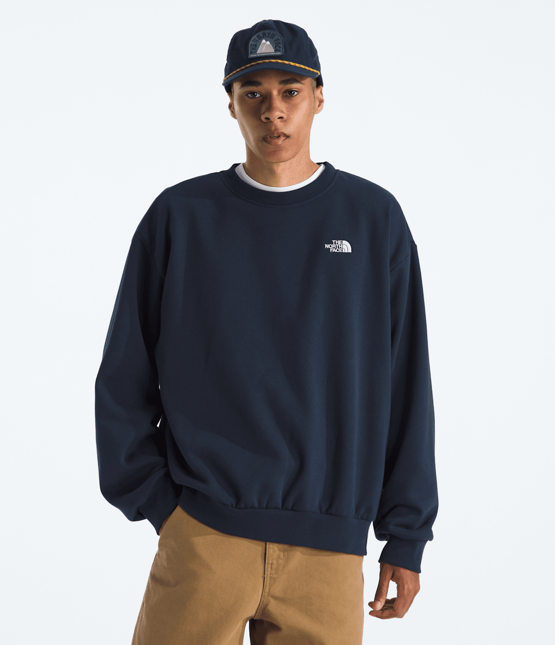 Men’s Evolution Simple Dome Oversized Crew Summit Navy
