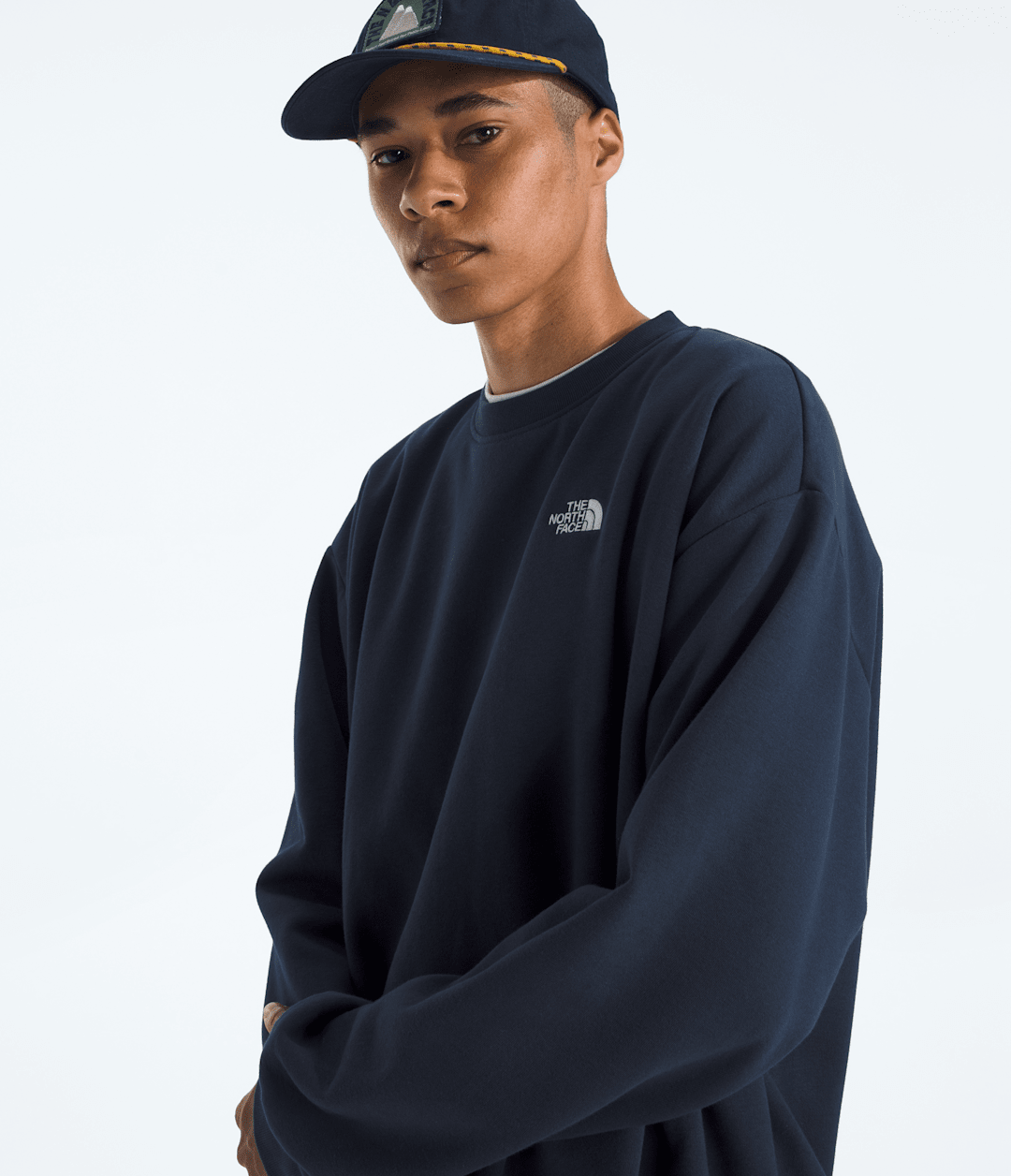Men’s Evolution Simple Dome Oversized Crew Summit Navy
