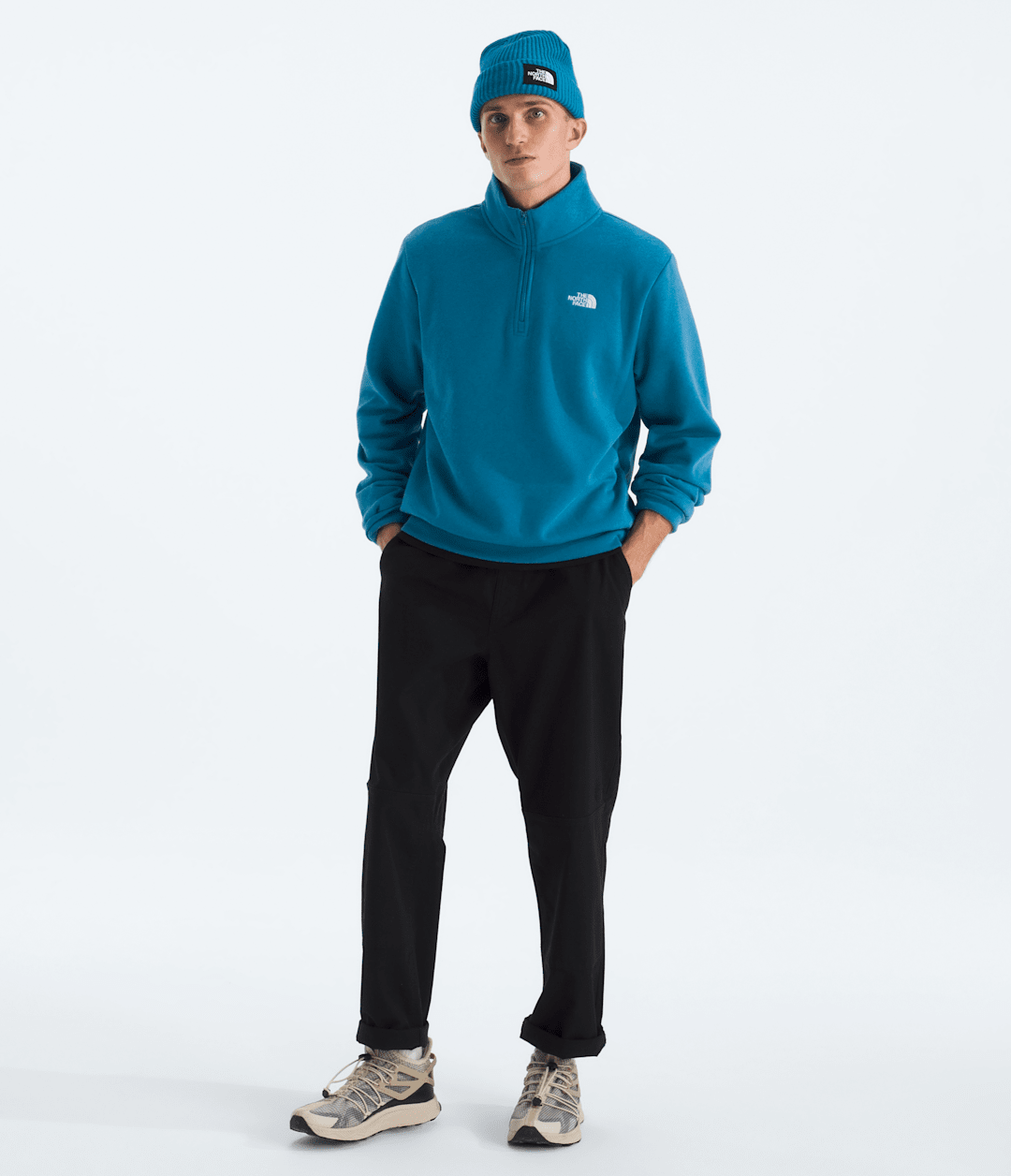 Men’s Evolution Simple Dome Regular ¼-Zip Dusk Blue