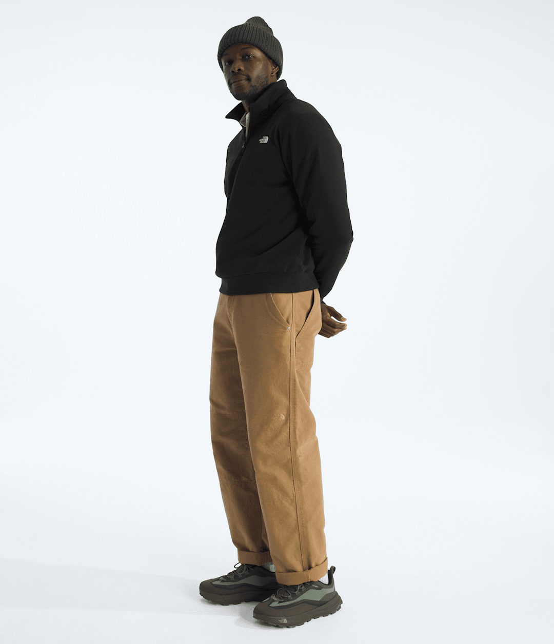 Men’s Evolution Simple Dome Regular ¼-Zip TNF Black