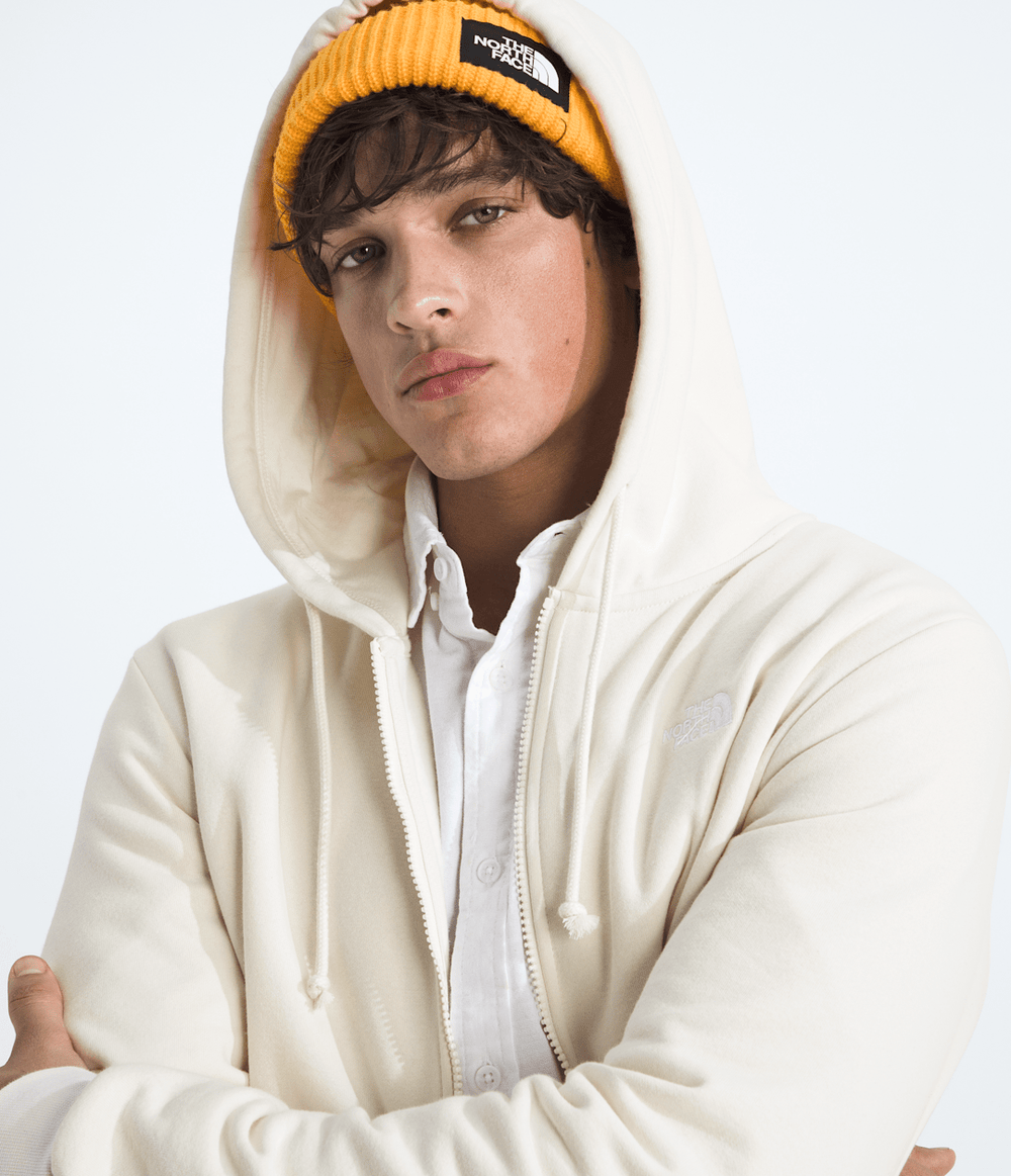Men’s Evolution Simple Dome Full-Zip Hoodie White Dune