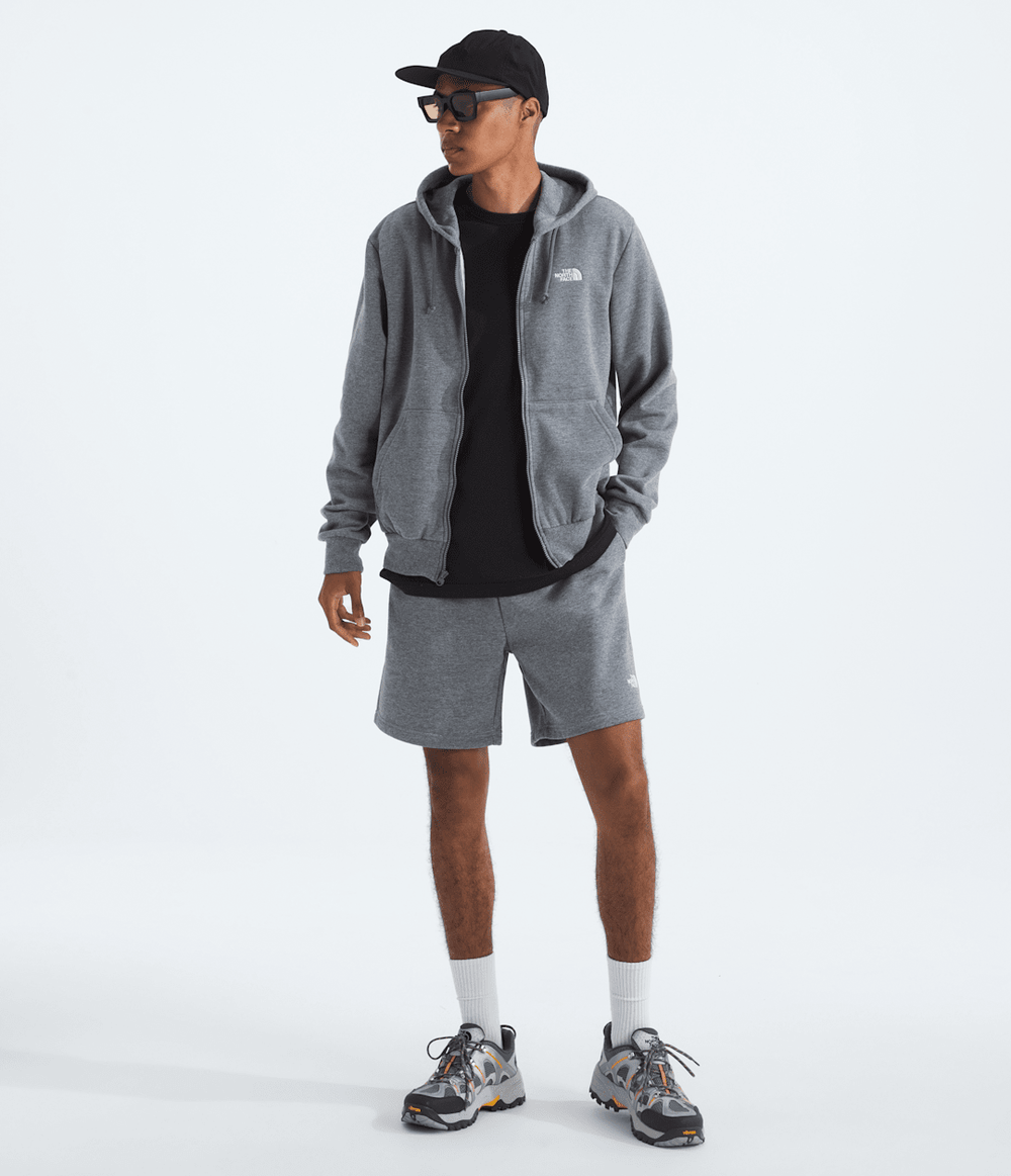 Men’s Evolution Simple Dome Full-Zip Hoodie TNF Mid Grey Heather