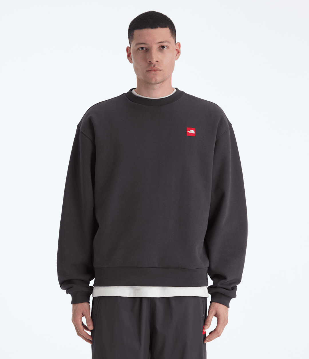 Men’s TNF™ Red Box Crew Obsidian