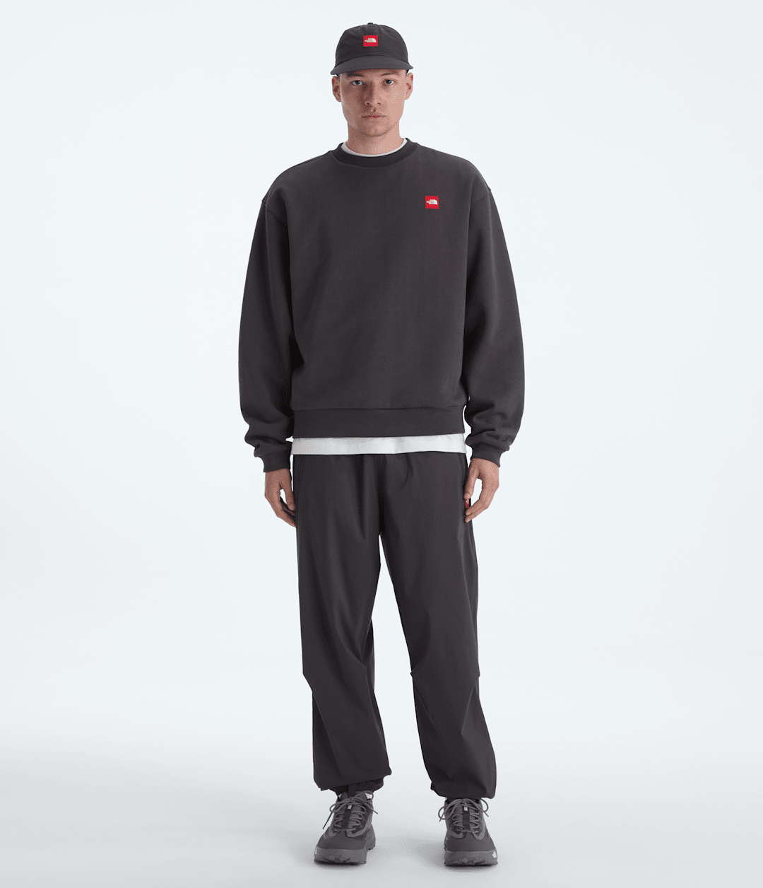 Men’s TNF™ Red Box Crew Obsidian