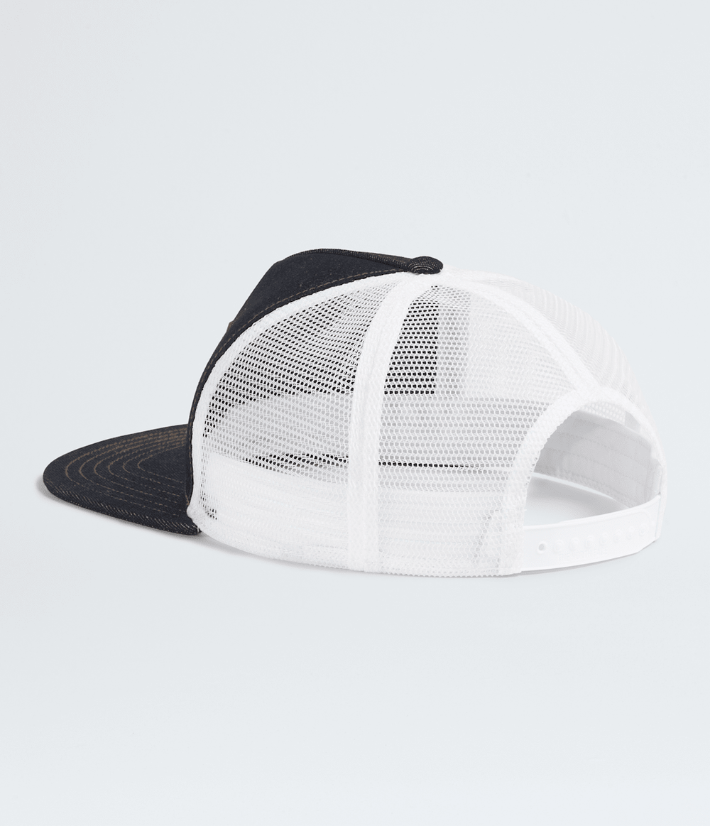 Half Dome Trucker Hat Denim/Leather Patch