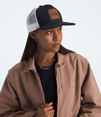 Half Dome Trucker Hat Denim/Leather Patch