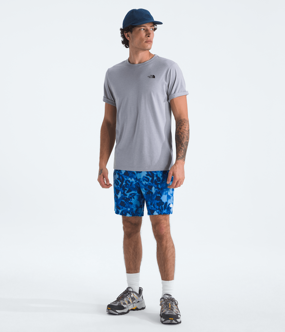 Men’s Short-Sleeve Tri-Blend Tee TNF Light Grey Heather