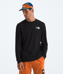 Men’s Evolution Box NSE Regular Long-Sleeve Tee TNF Black/TNF White