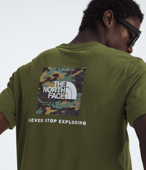 Men’s Evolution Box Camo Fill Short-Sleeve Tee—Graphic Woodland Green