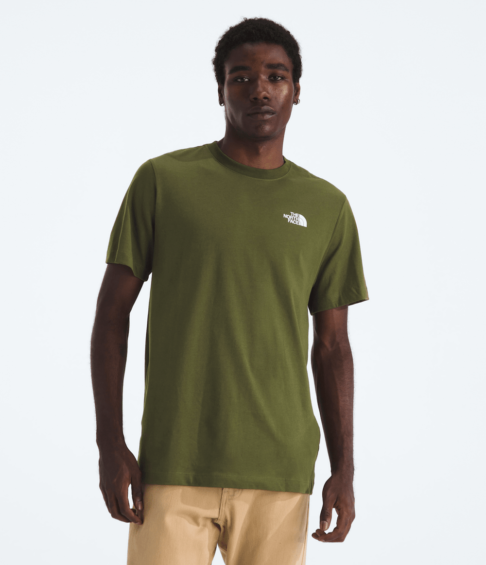 Men’s Evolution Box Camo Fill Short-Sleeve Tee—Graphic Woodland Green