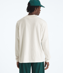 Men’s TNF™ Red Box Long-Sleeve Tee White Dune