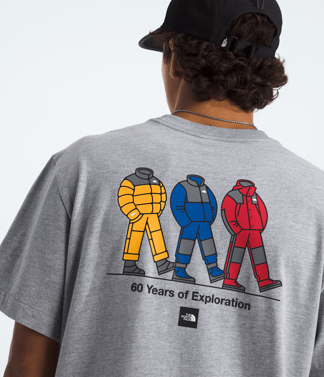 Men’s TNF™ Celebration Relaxed Short-Sleeve Tee—Graphic TNF Pale Grey Heather